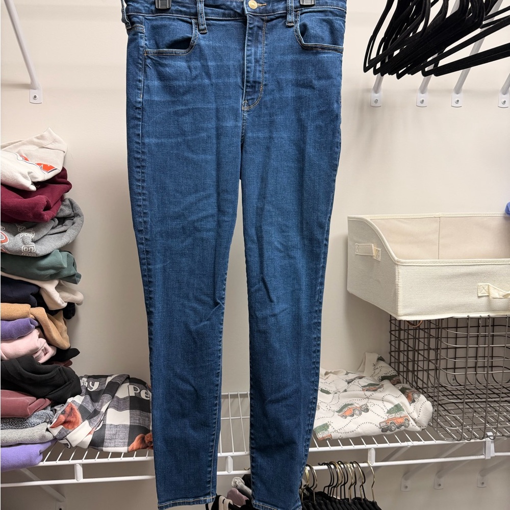 American Eagle Outfitters Dark Blue Skinny Jeans